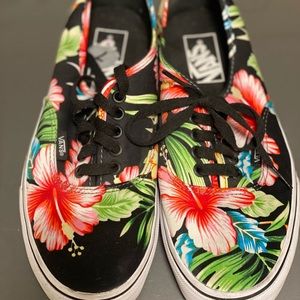 Tropical Vans women’s size 8.5 mens size 7